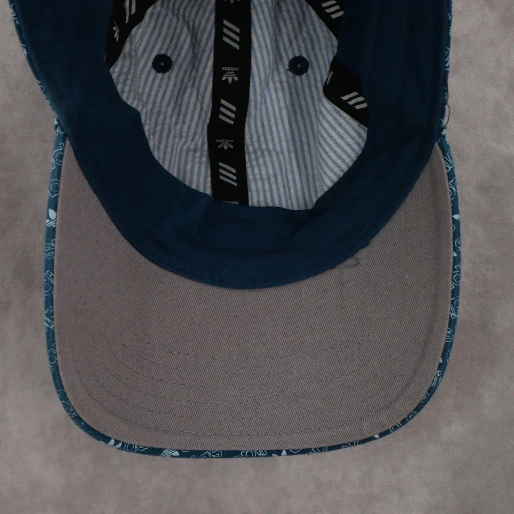 Adidas Blue Logo Golf Cloth Strap Athletic Performance Buckle Baseball‎ Cap Hat